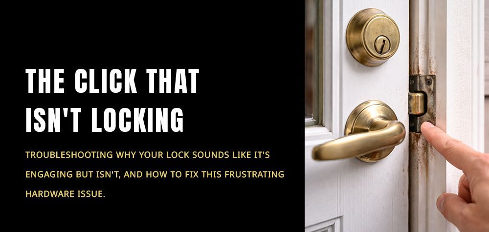 What to Do If Your Lock Clicks but Doesn’t Engage