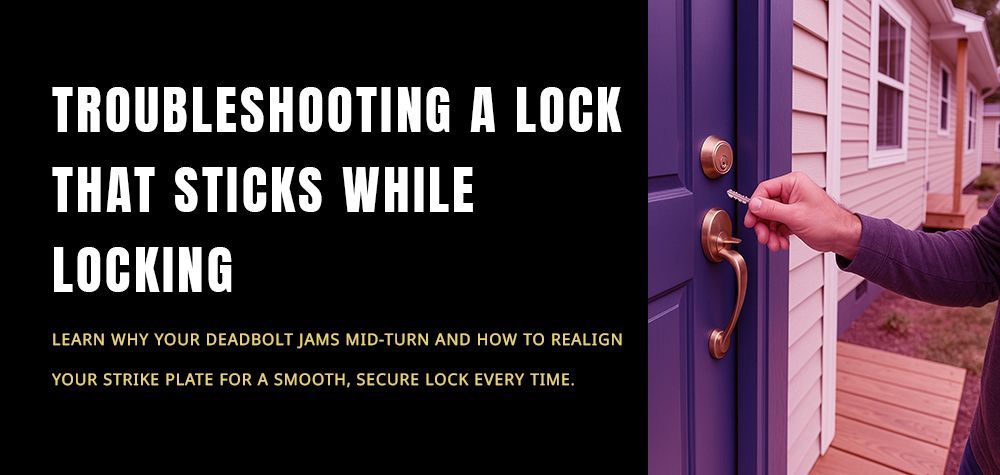 What to Do If Your Lock Gets Stuck During Locking, Not Unlocking
