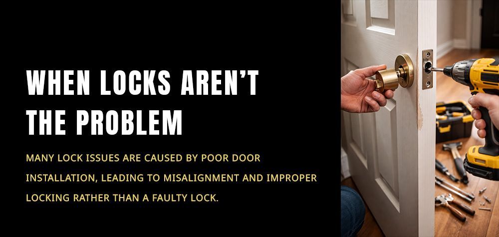 When a Lock Issue Is Actually a Door Installation Problem