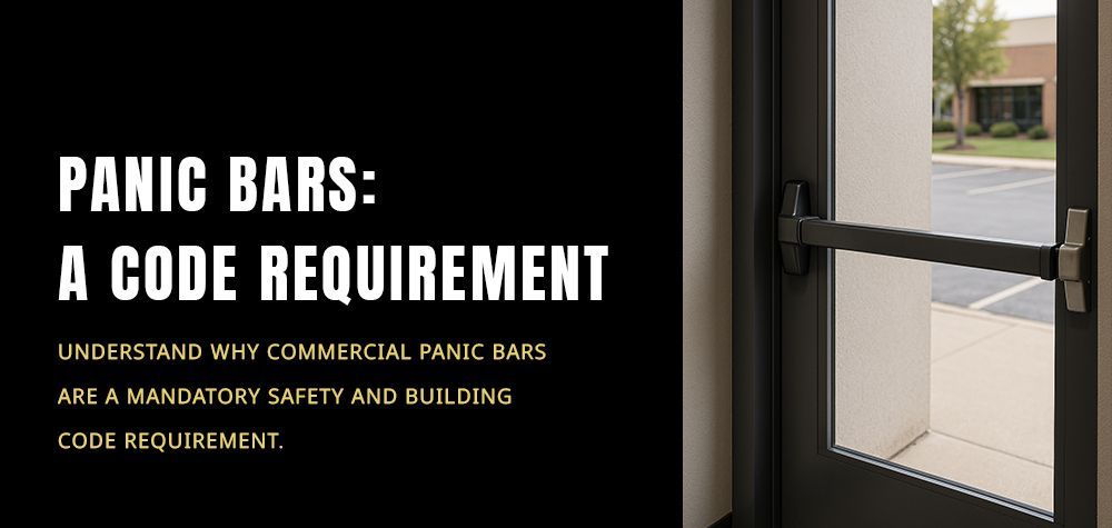 Why Commercial Panic Bars Are Required by Code