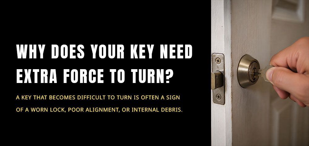 Why Does My Key Need Extra Force to Turn?