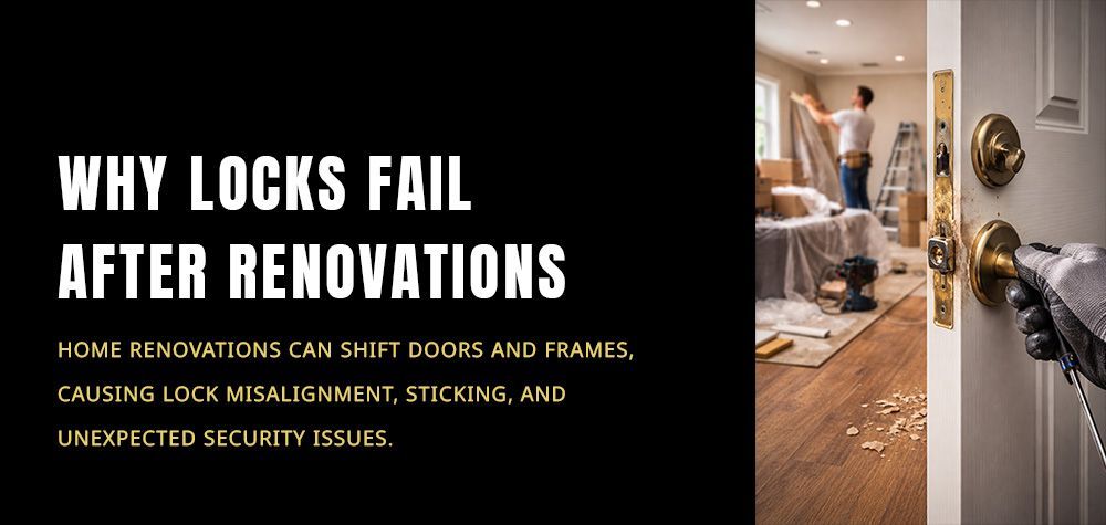 Why Lock Problems Increase After Home Renovations