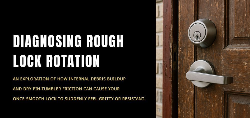 Why Your Door Lock Suddenly Feels Rough to Turn
