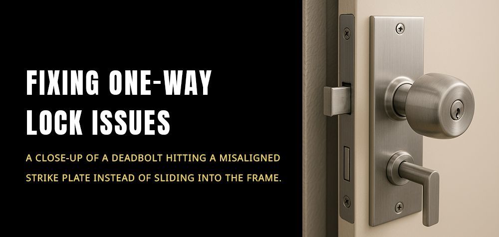 Why Your Door Unlocks but Won’t Lock Again