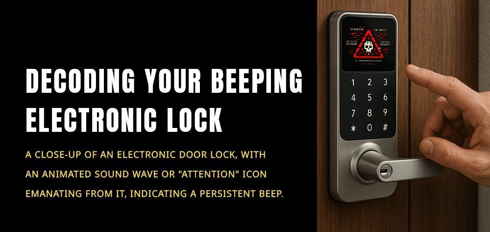 Why Your Electronic Door Lock Is Beeping — And How to Fix It