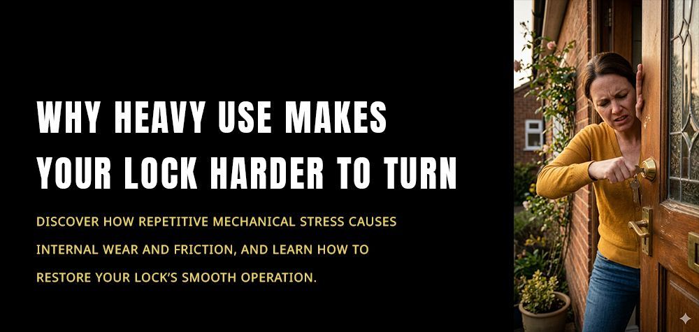 Why Your Lock Becomes Harder to Turn After Heavy Use