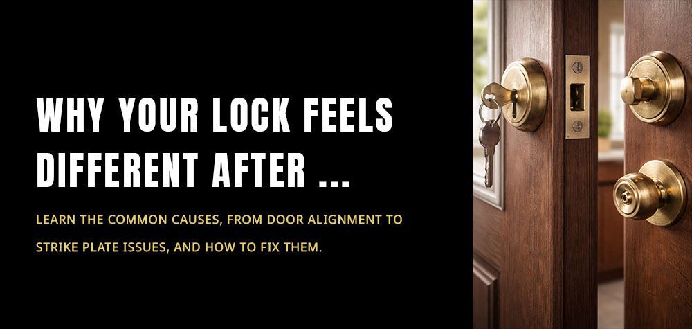 Why Your Lock Feels Different After Replacing the Door