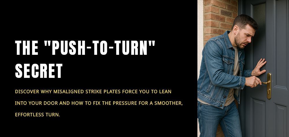 Why Your Lock Works Better After Pushing the Door Inward