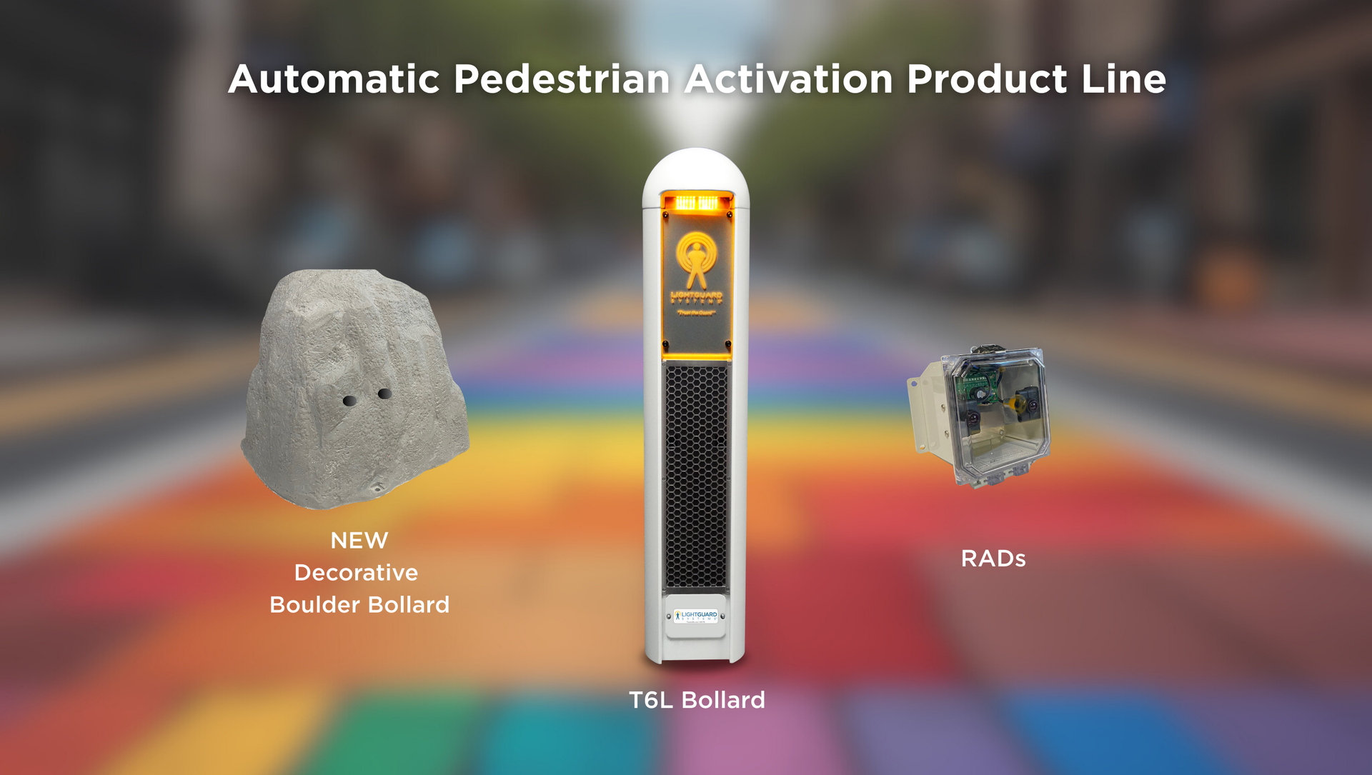 Passive pedestrian detection options for LIGHTGUARD Smart Crosswalks