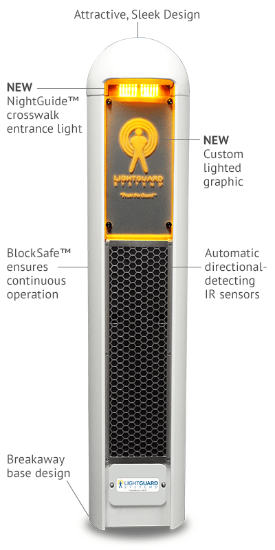 T6 Automatic Activation Bollard — Santa Rosa, CA — Lightguard Systems