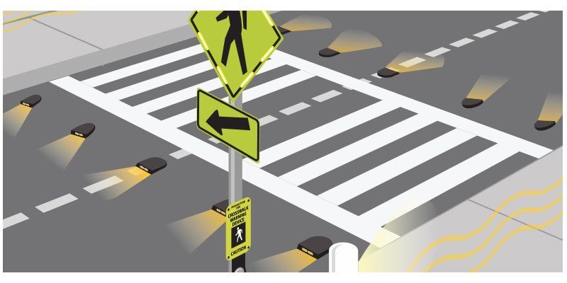 Diagram of Two-Lane Road — Santa Rosa, CA — Lightguard Systems