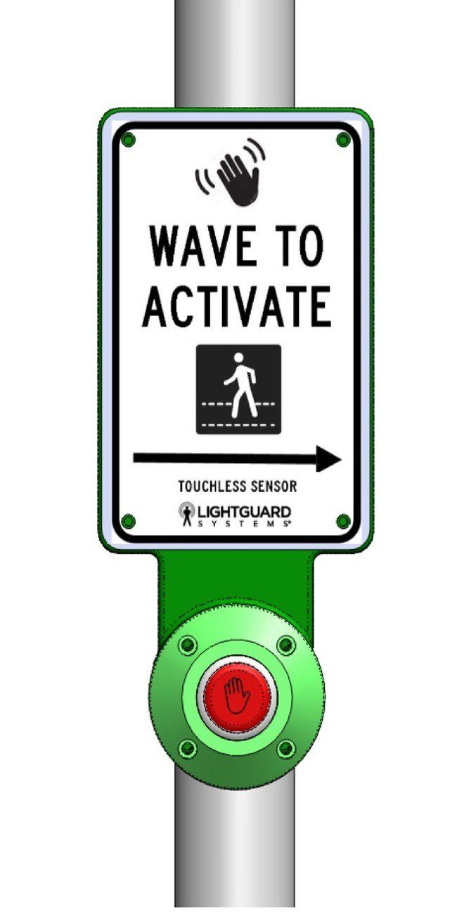 Touchless PED Push Button — Santa Rosa, CA — Lightguard Systems