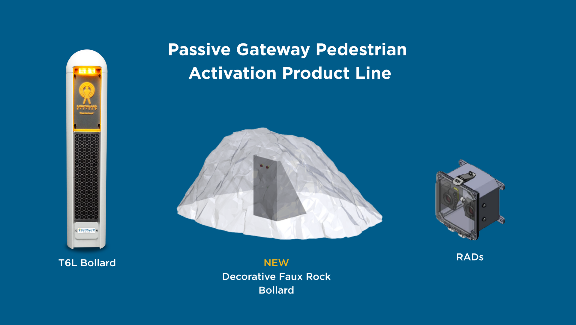 Passive gateway sensor for activating a Smart Crosswalk from LightGuard Systems