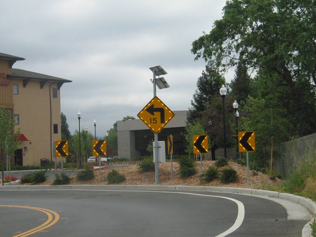 ActiveWarning™ Radar Activated Chevron — Santa Rosa, CA — Lightguard Systems