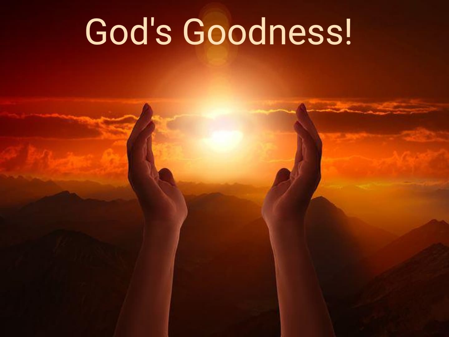 God's Goodness