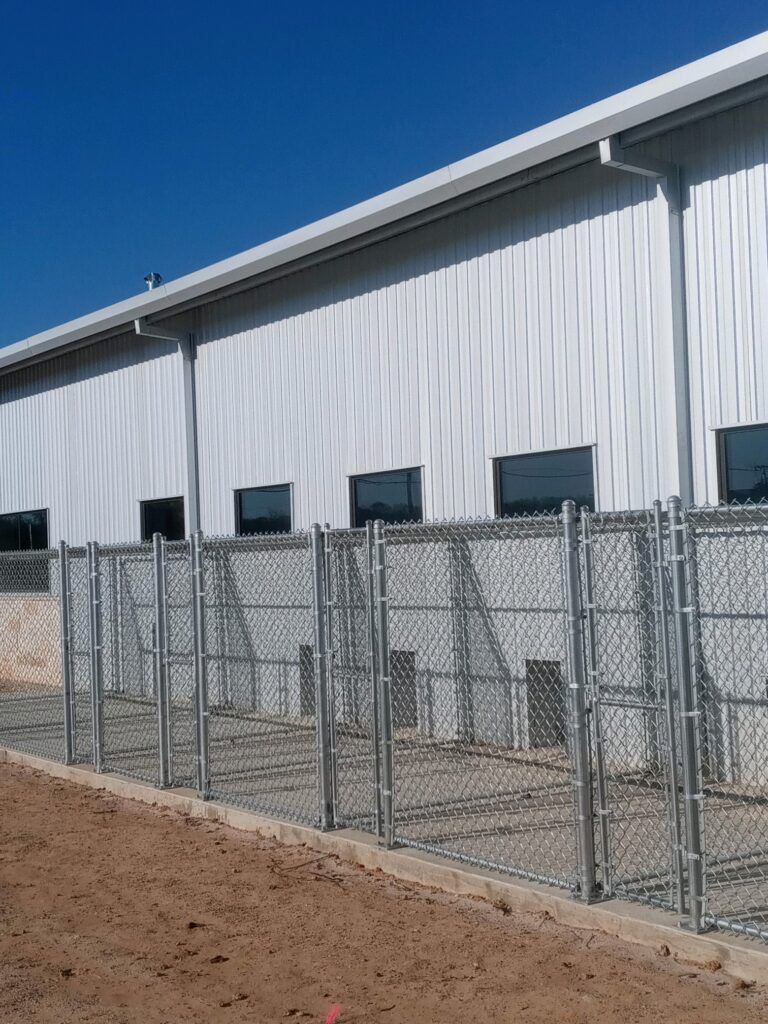 Luxury Kennel Patios — Athens, TX — Veterinary Medical Center of Athens