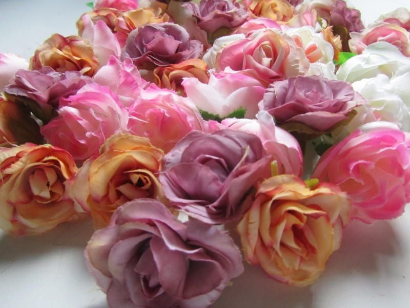 ROZEN KOPJES - 10 STUKS 1 EURO