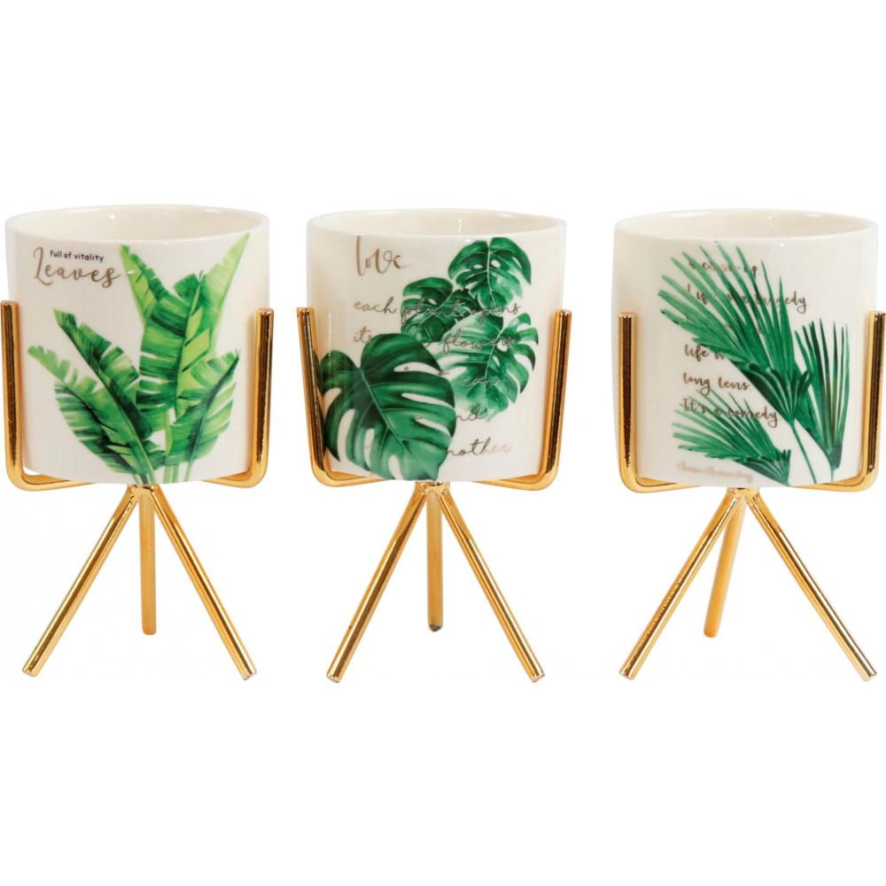 PRACHTIGE BLOEMPOTJES OP POOTJES (1)