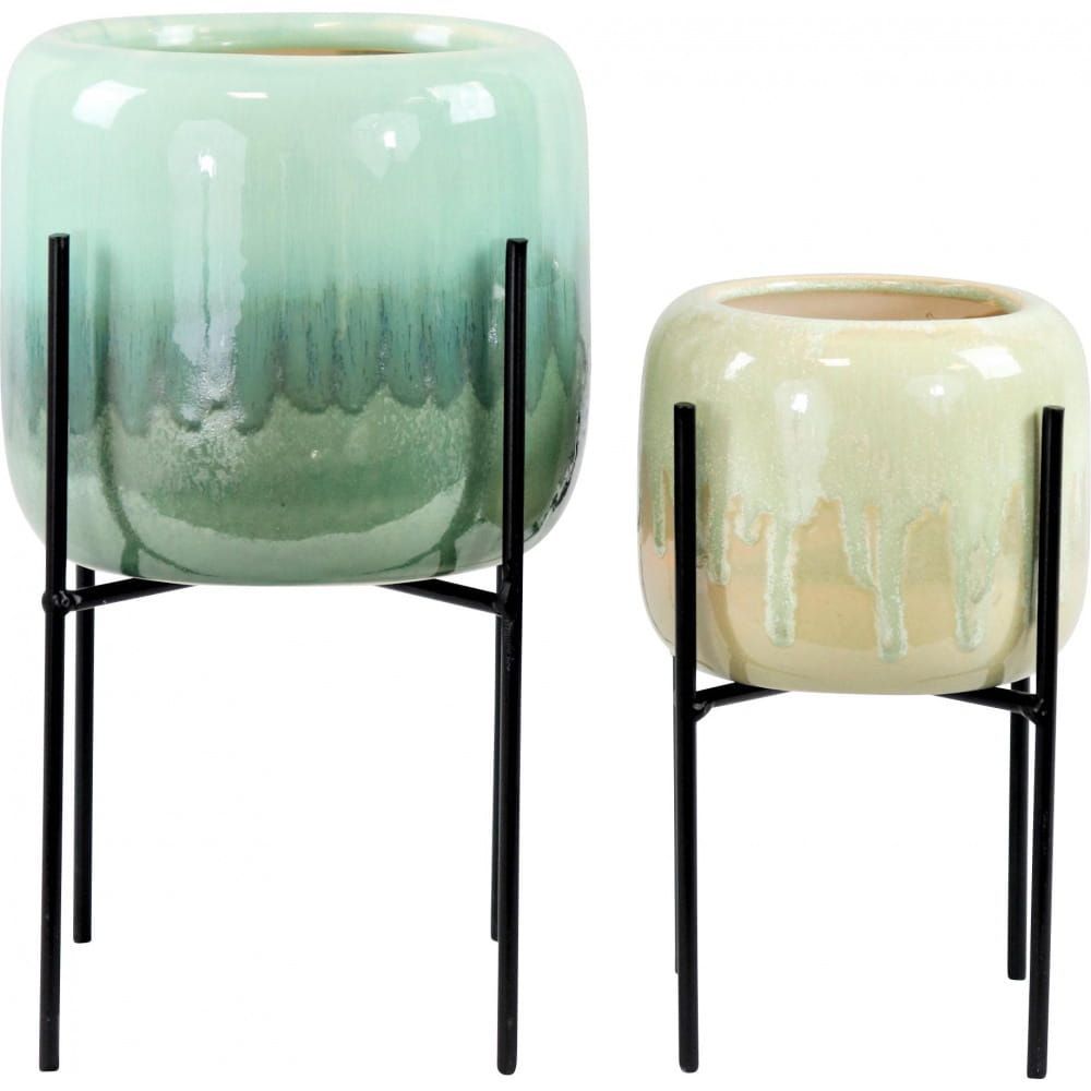 PRACHTIGE BLOEMPOTTEN - STAAND  - SERIE EMERALD