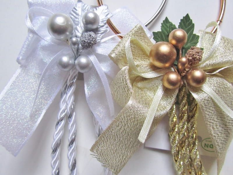 KLOKJES - HANGDECORATIE-GOUD - VAN 4,95 VOOR 2 EURO