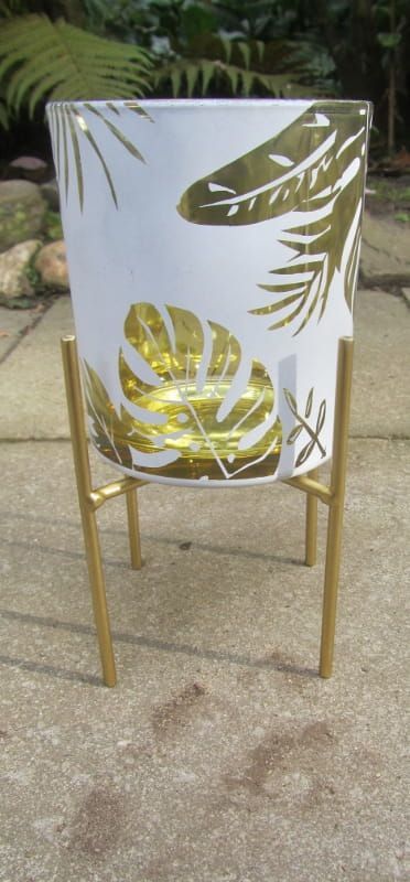 WAXINELICHT HOUDER OP POOTJES - GIFTS AMSTERDAM