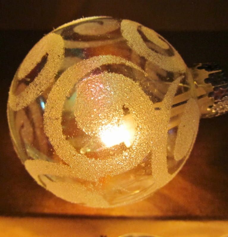 GUIRLANDE - GLAZEN BALLEN - LED LICHT