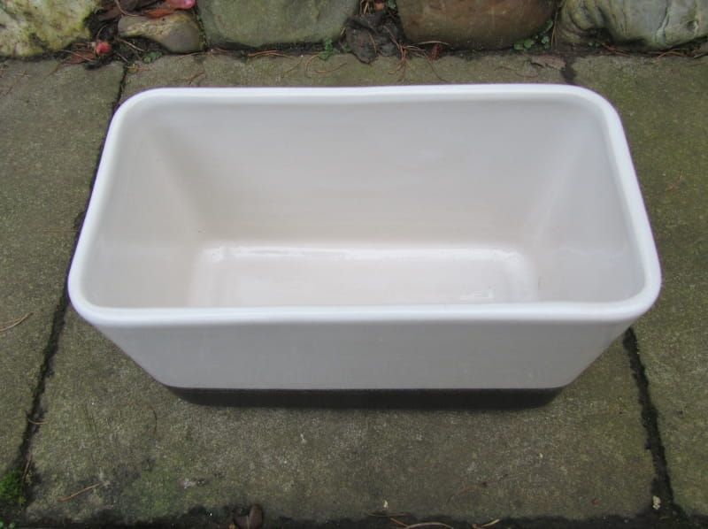 MICA - BLOEMPOT - WIT ZWART