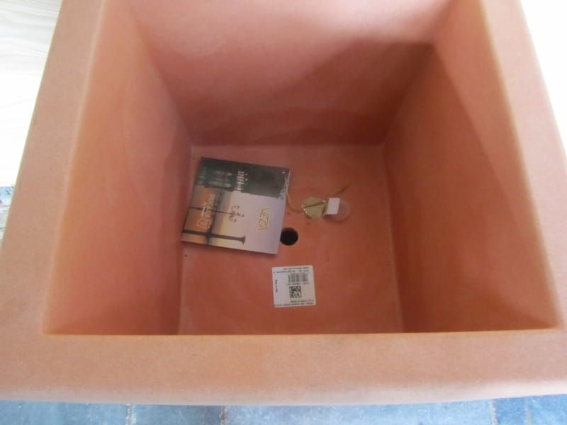 VECA VASO QUADRATO (WINKELPRIJS 99,00) BIJ SIBBELS 55 EURO