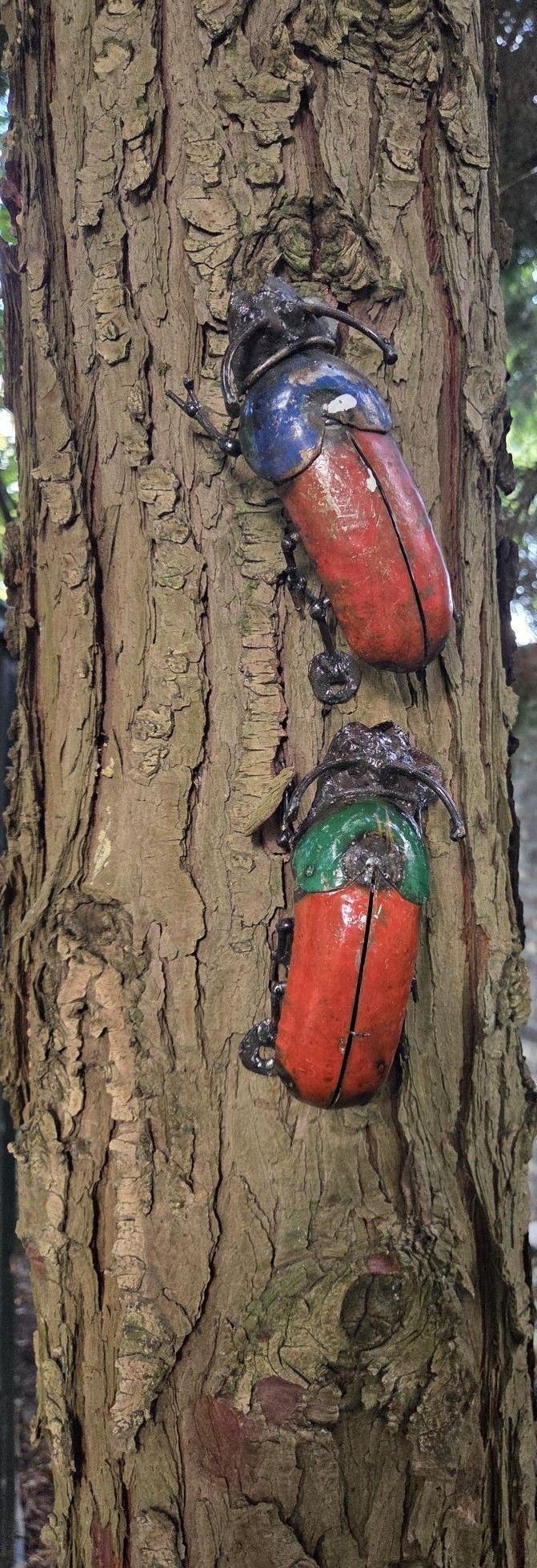 KEVER - HAND MADE - STREET ART - FAIRTRADE - BLAUW