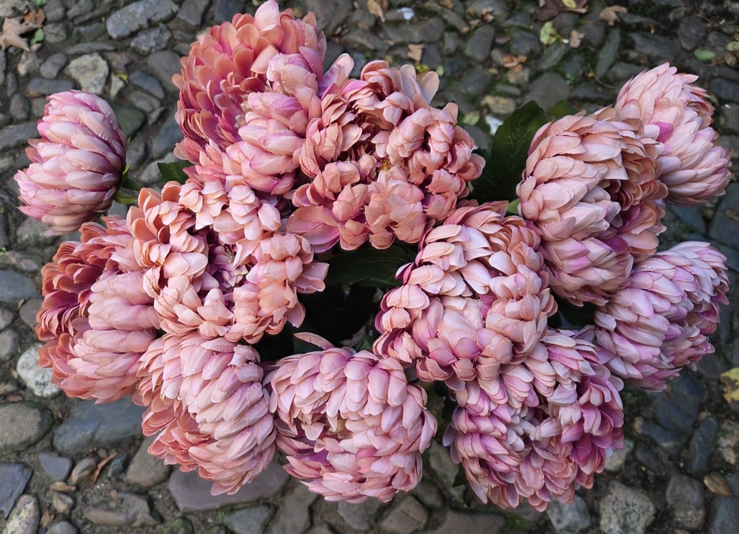 CHRYSANT - KUNST - OUDROZE TINTEN