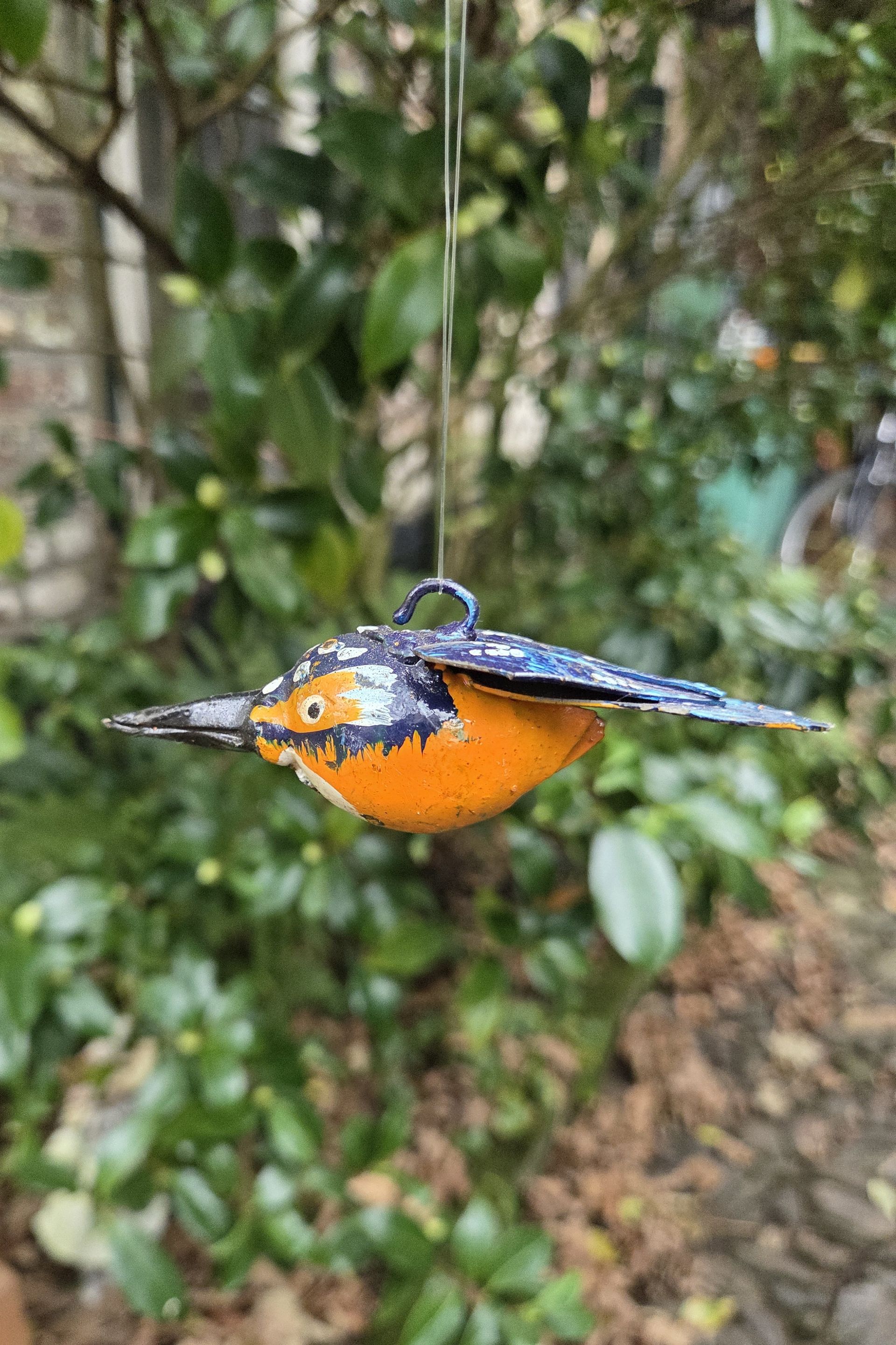 IJSVOGELTJE - STREETART - FAIRTRADE - HANDMADE - VLEUGELTJES DICHT