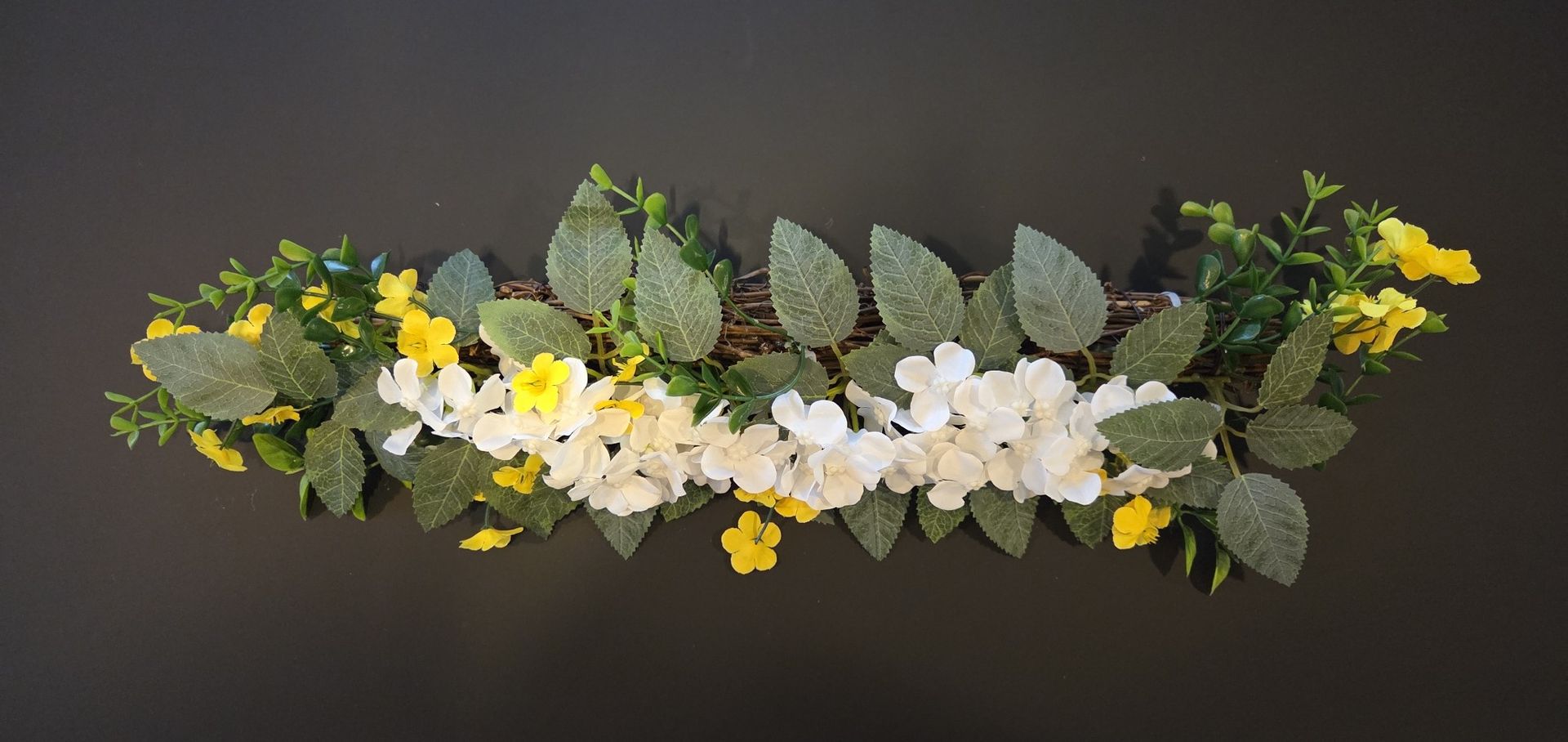 BLOEMETJES OP RIET STUK - VOORJAAR - LENTE - PASEN