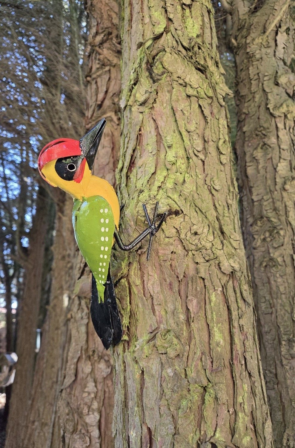 GROENE SPECHT (M) HANDGEMAAKT - FAIRTRADE