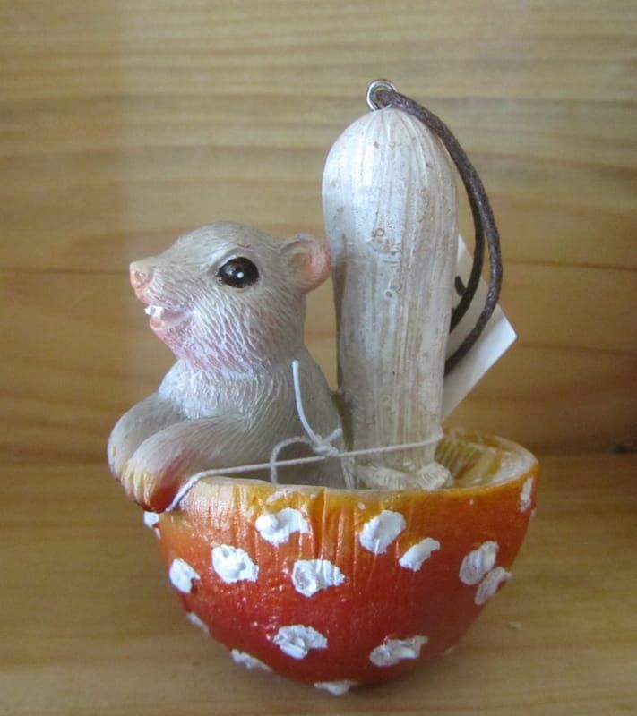 MUISJE IN PADDENSTOELTJE