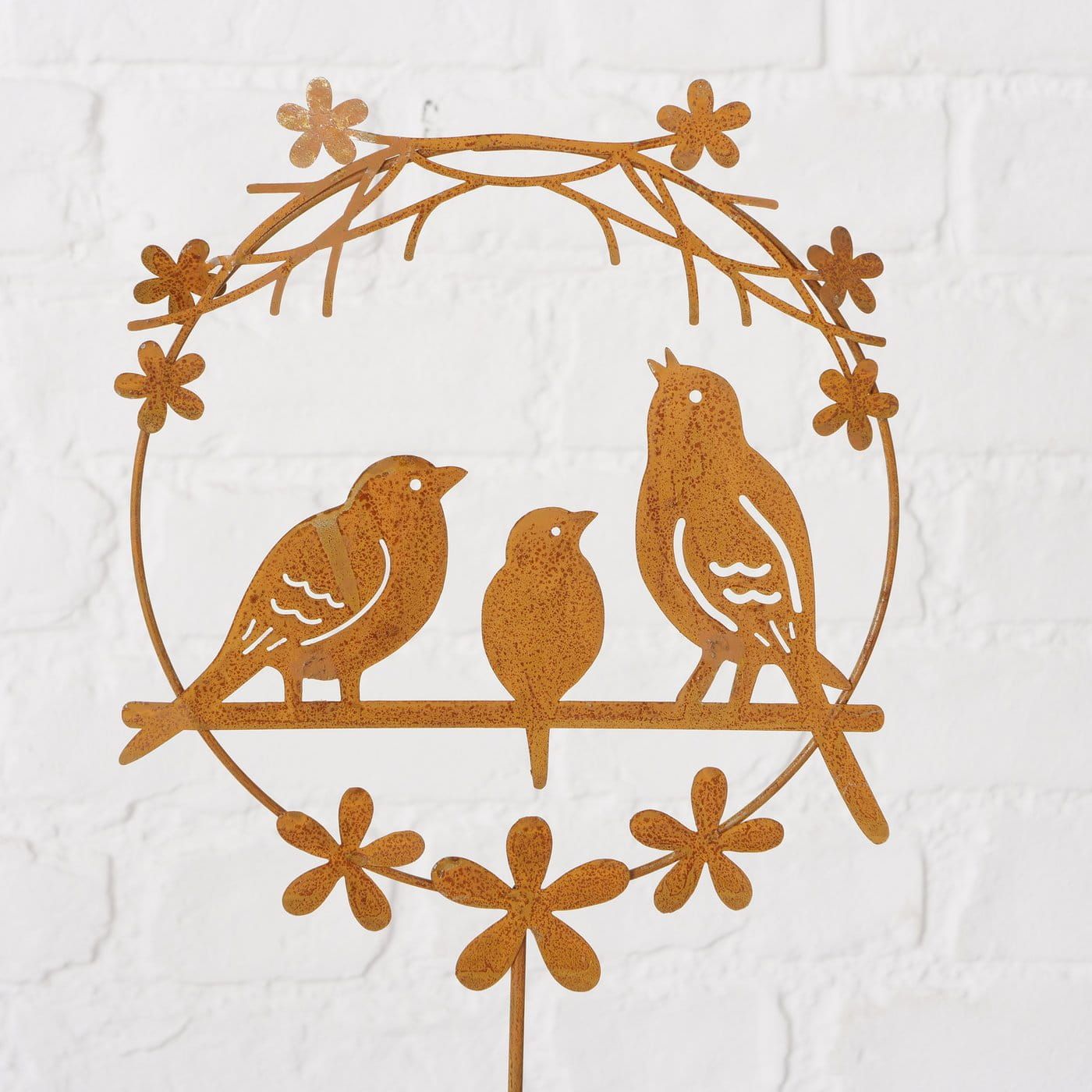 VOGELTJES TUINSTEKER - ROEST DESIGN - BOLTZE OUTDOOR - SET 25 EURO