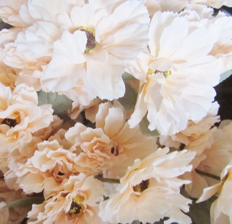 ZINNIA - KUNST - LICHT ZALM ROZE