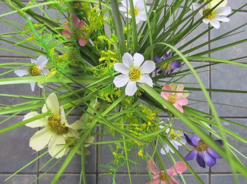 PRACHTIG GROOT NATUURLIJK KUNST VELD BOEKET
