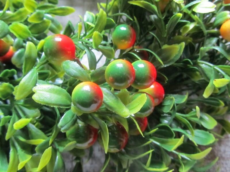 OPRUIMING - KRANS MET BESJES - KUNST - NU VOOR 3,50 (2)