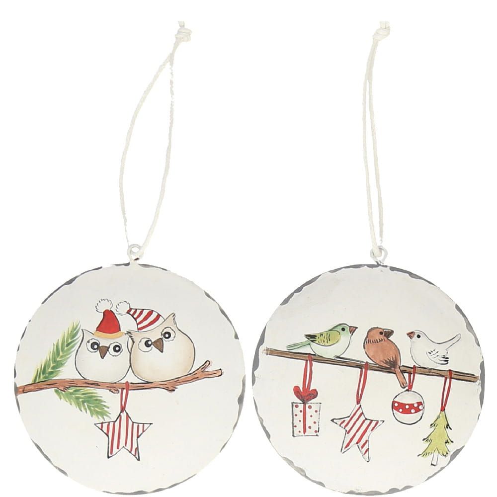 WINTERSE KERST HANGERS - VOGELTJES
