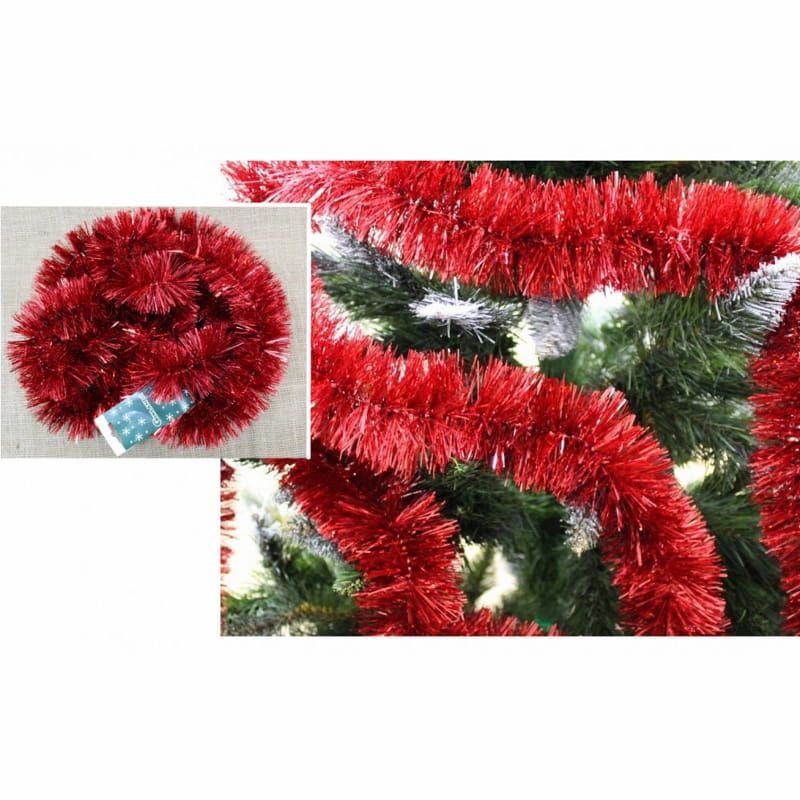 KERST SLINGER - ROOD - 300 CM.