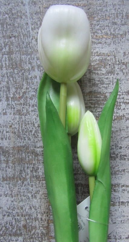 REAL TOUCH - TULP IN POTJE - WIT