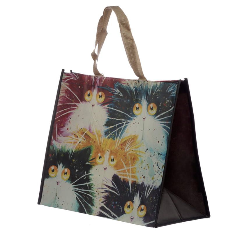 RAINBOW CAT SHOPPER - GERECYCELD