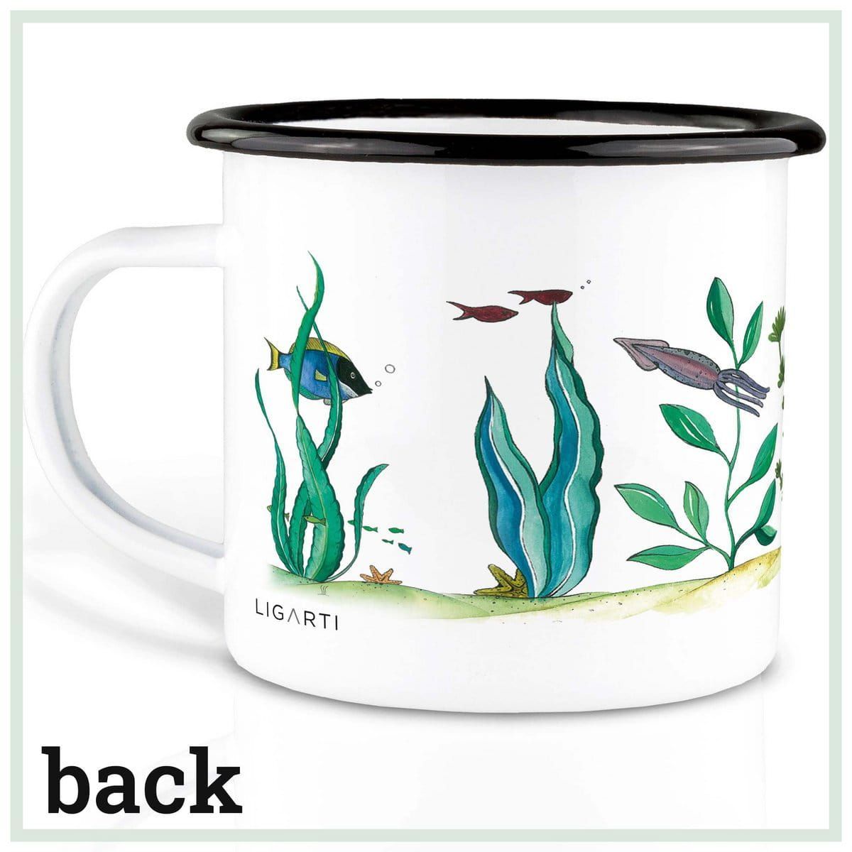 LIGARTI - EMAILLE MOK - ONDERWATER WERELD