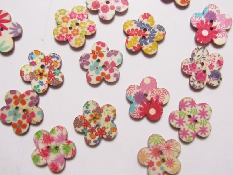 BLOEM KNOOPJES - 10 STUKS 1 EURO