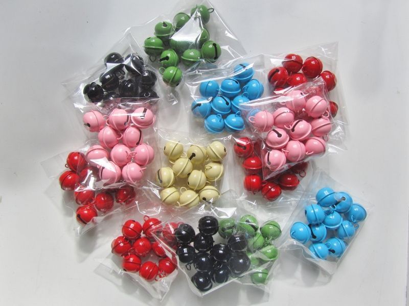 RINKELBELLETJES - BLAUW - SET 10 STUKS 2,50