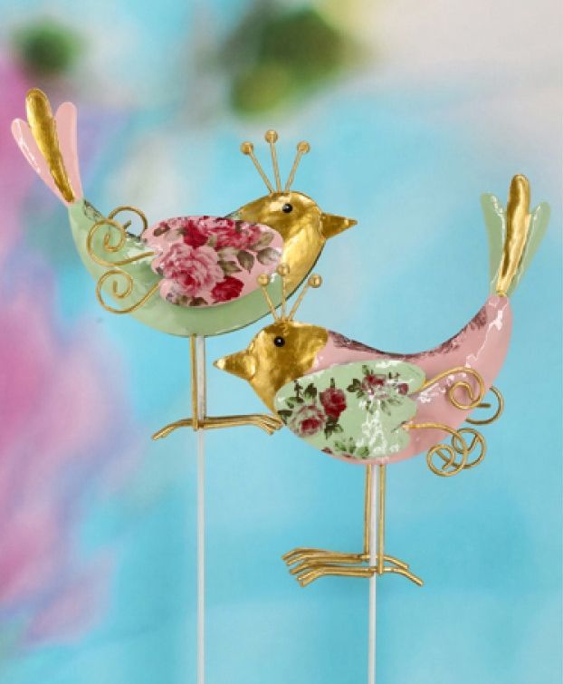 OPRUIMING - VOGELTJES ROMANTISCH OP STEKER VAN 14,50 NU 7,50 (1)