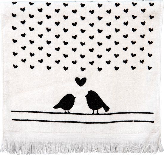 HANDDOEKJES - VOGEL LIEFDE - CLAYRE & EEF
