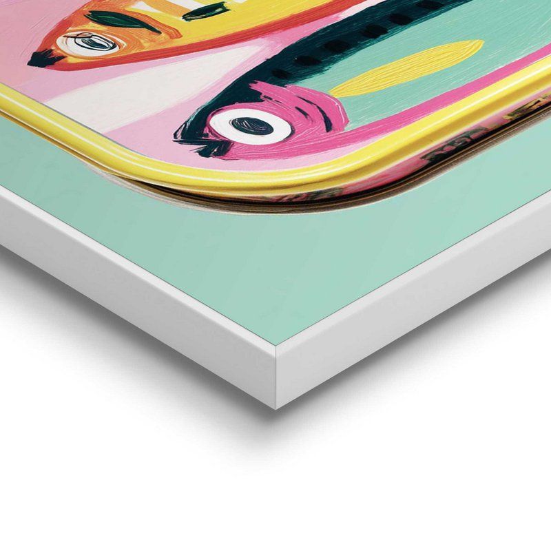 SARDIENTJES IN BLIKJE - WANDDECORATIE