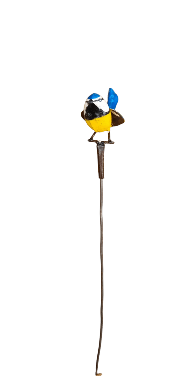 MEESJE OP TUINSTEKER - FAIRTRADE - HANDMADE - ZERO WASTE