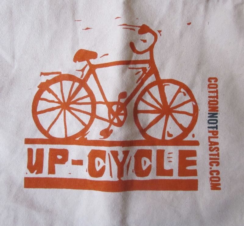 UP-CYCLE SHOPPER - COTTON NOT PLASTIC - ORANJE